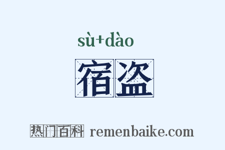 宿盗是什么意思的图片